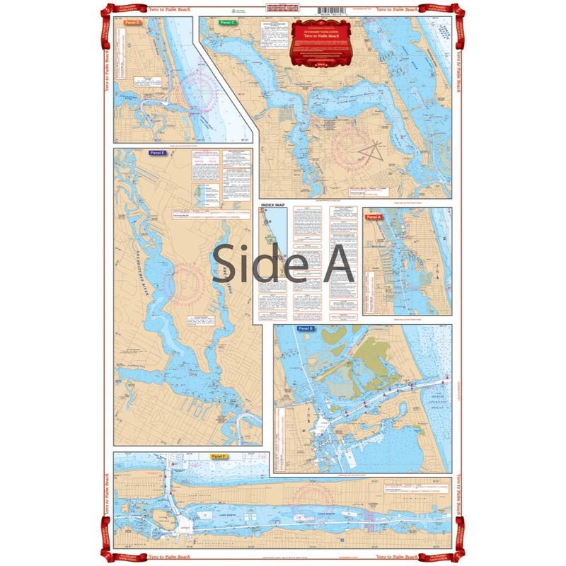 Waterproof Charts 17 Vero to Palm Beach Navigation