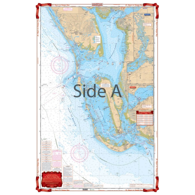 Waterproof Charts 21 Fort Myers to Tampa Bay Navigation