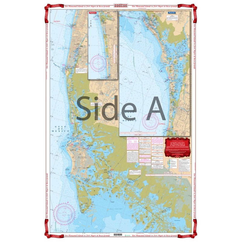 Waterproof Charts 25 Ten Thousands Islands to Boca Grande Navigation