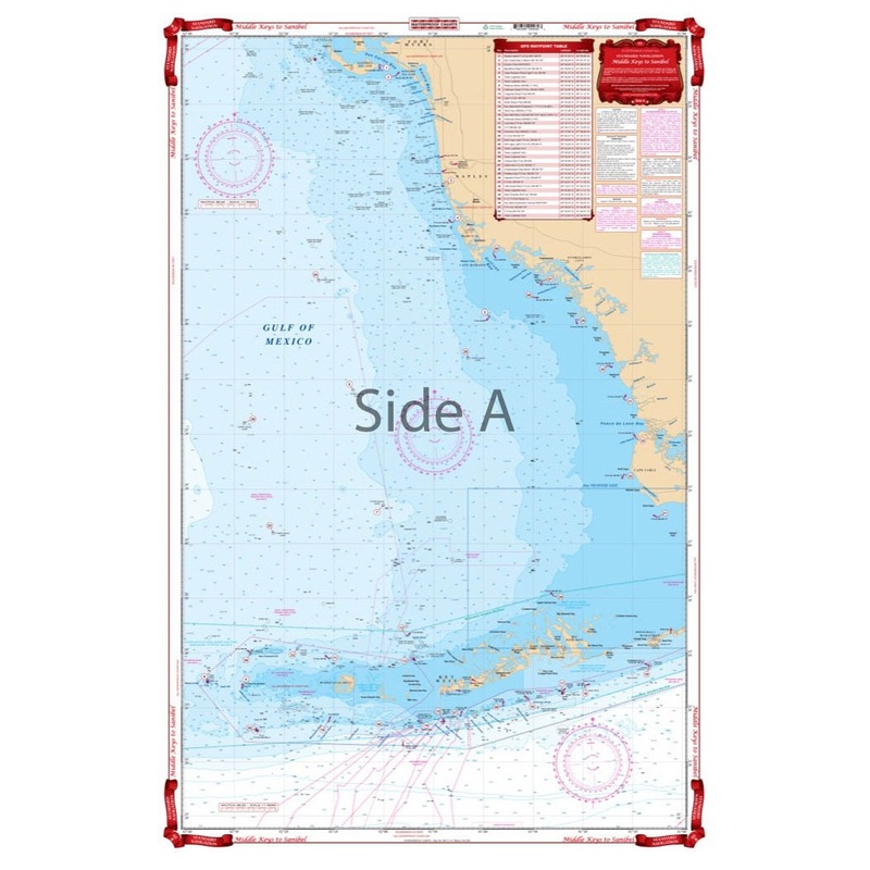 Waterproof Charts 3 Middle Florida Keys to Sanibel Maxi Navigation
