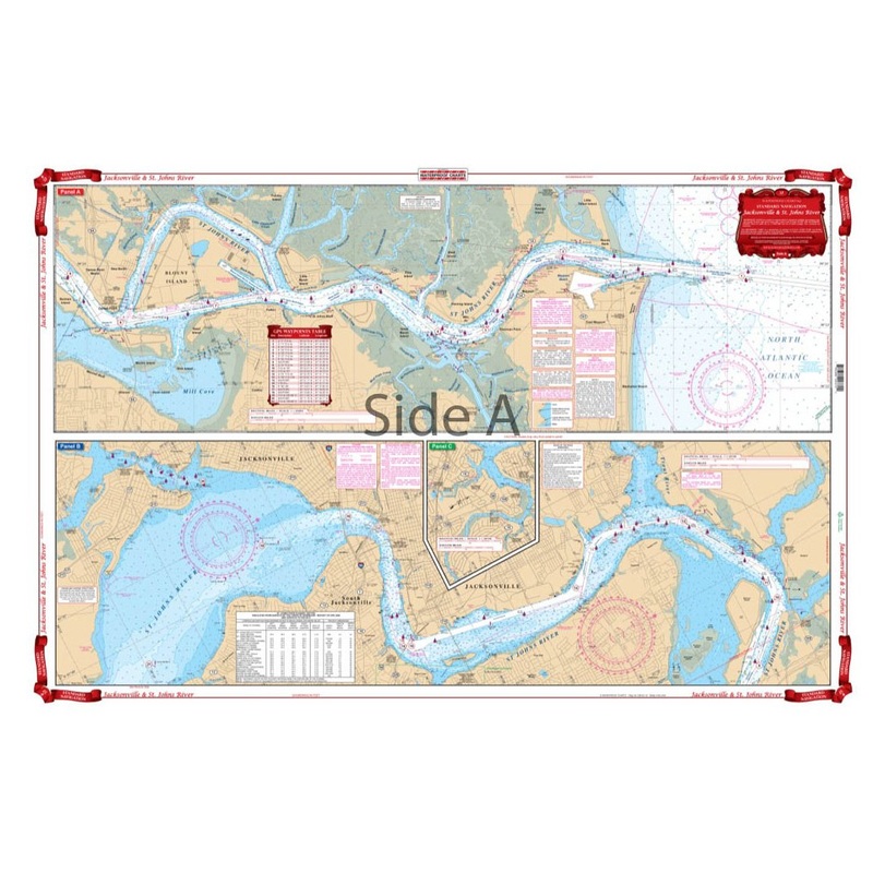 Waterproof Charts 37 Jacksonville and St. Johns River Navigation