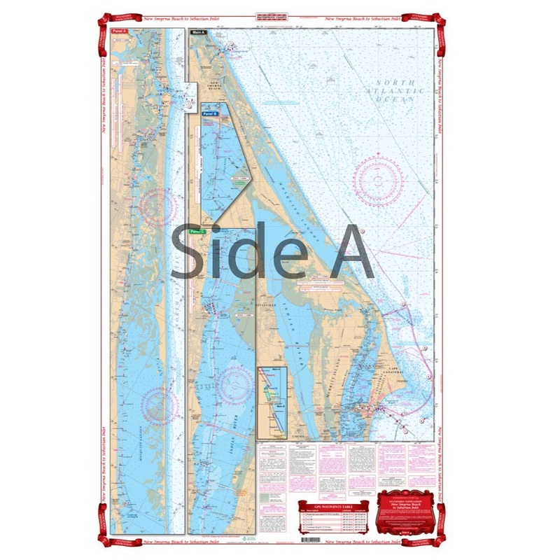 Waterproof Charts 42 New Smyrna Beach to Sebastian Inlet Navigation