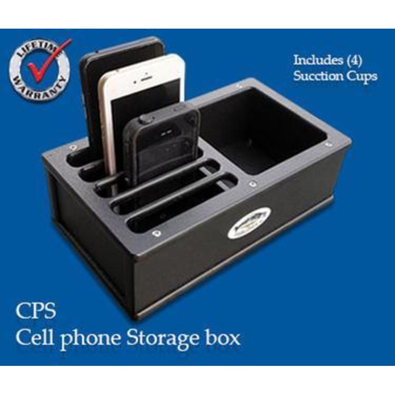 DEEP BLUE MARINE Drink Holder with Cell Phone Slots Black