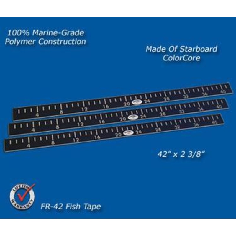 DEEP BLUE MARINE Fish Ruler BLACK