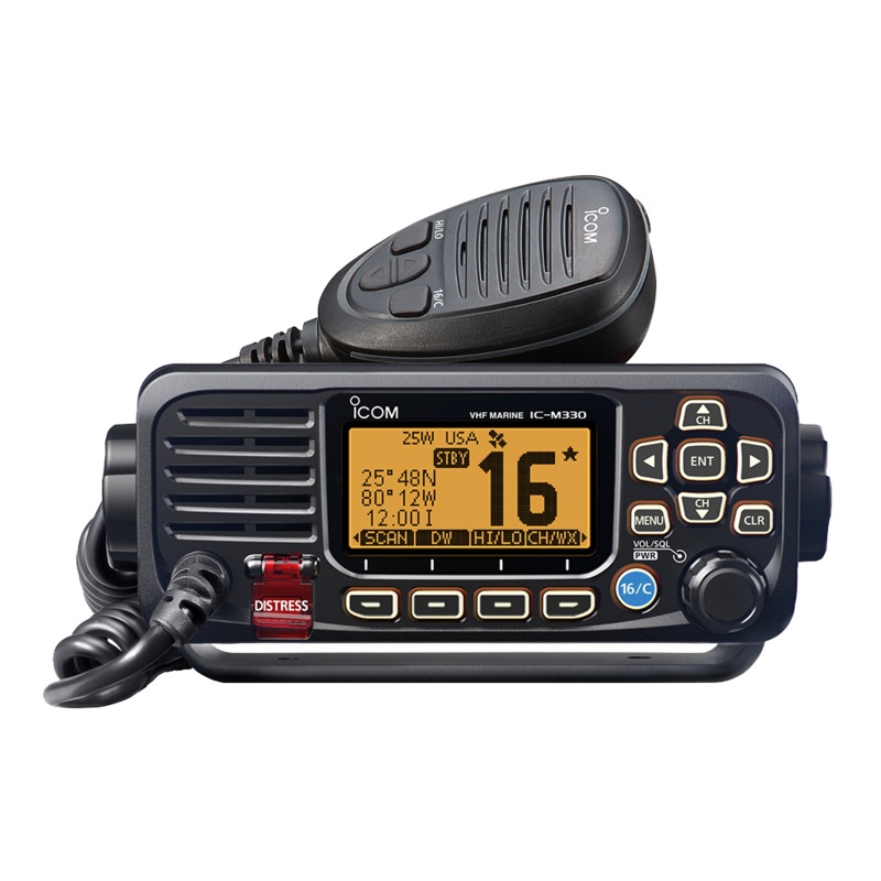 ICOM M330GB Compact VHF Radio with GPS - Black