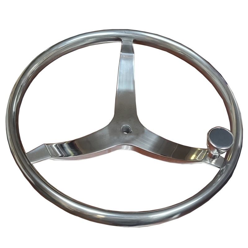 MARPAC Stainless Steel Steering Wheels with Control Knob 13.5"
