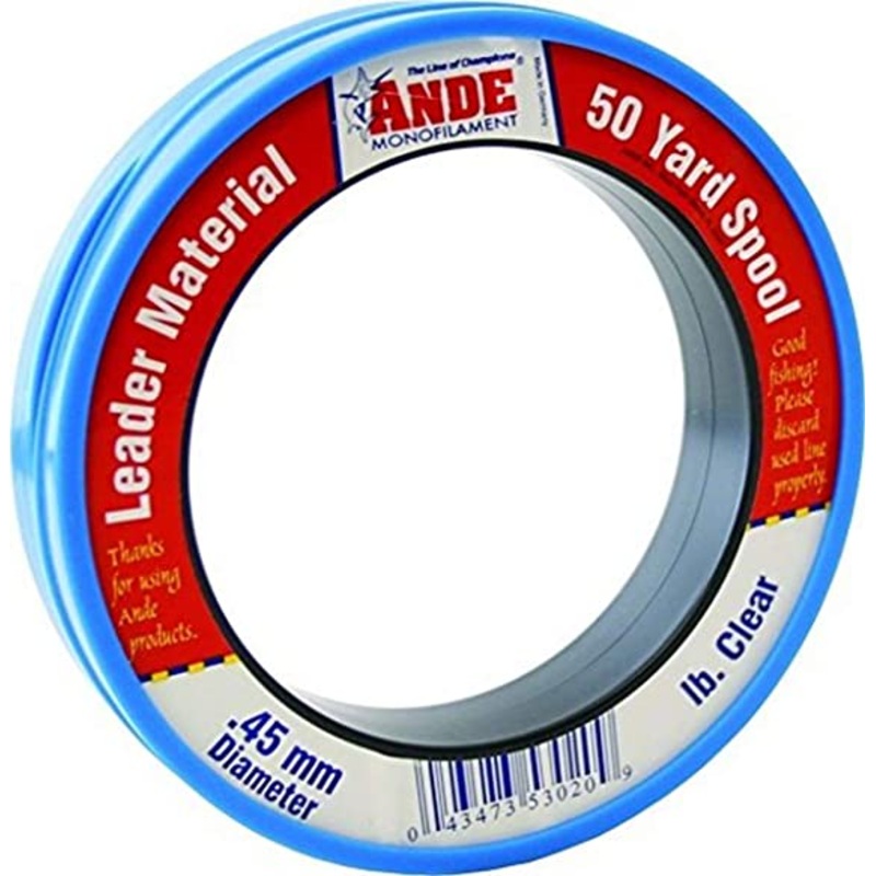 ANDE Premium Monofilament Leader 20# Wrist Skein 50 Yard