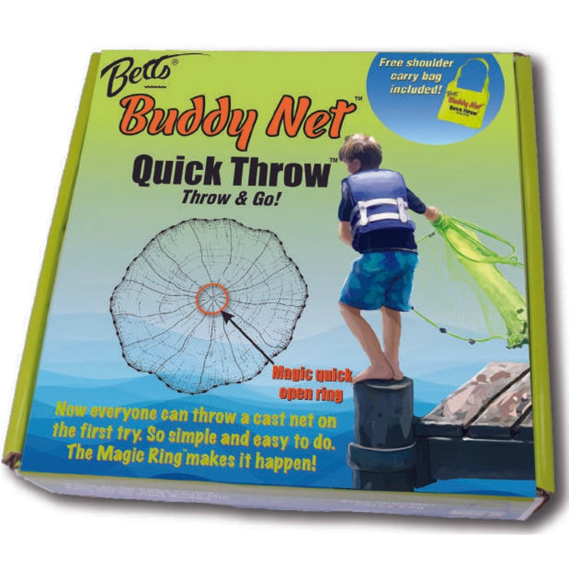 BETTS CH5-I-EZ My Buddy Quick Throw Cast Net 5 3/8"