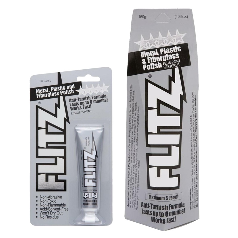 FLITZ Metal, Plastic & Fiberglass Polish & Paint Restorer 1.76 oz