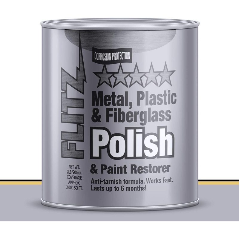 FLITZ Metal, Plastic & Fiberglass Polish & Paint Restorer 2LB Can