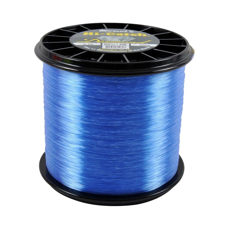 Momoi Hi-Catch Diamond Monofilament Line - 4 lb Spool - 20 lb Test BLUE