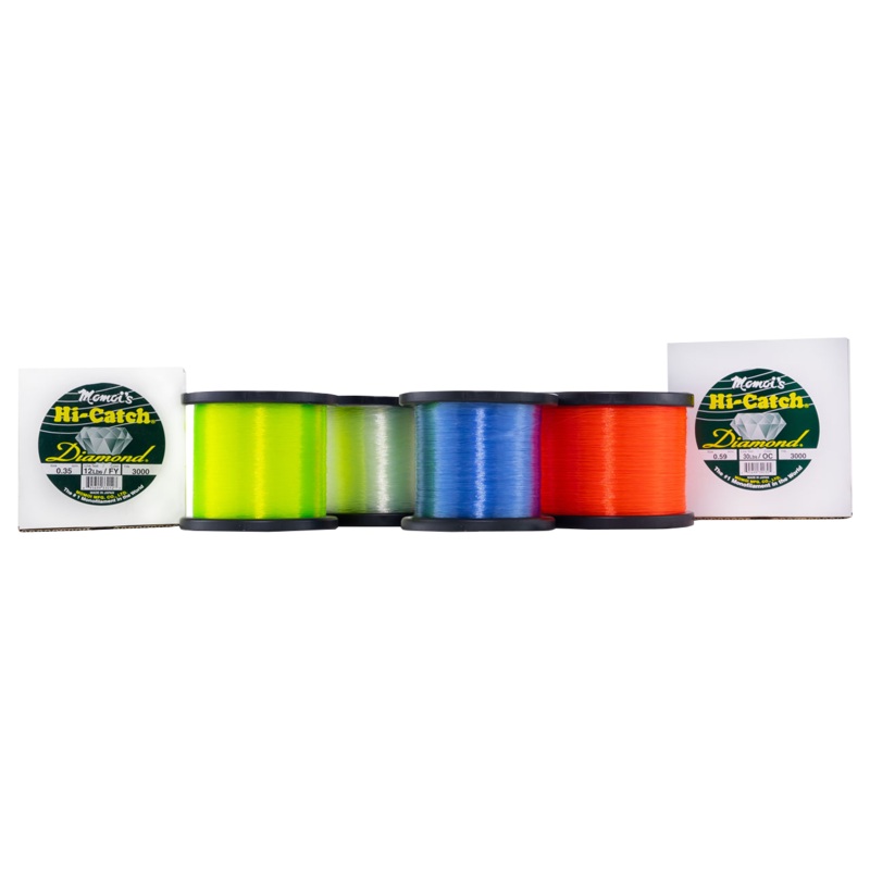 MOMOI'S Hi-Catch Diamond Monofilament BLUE 12# 1000