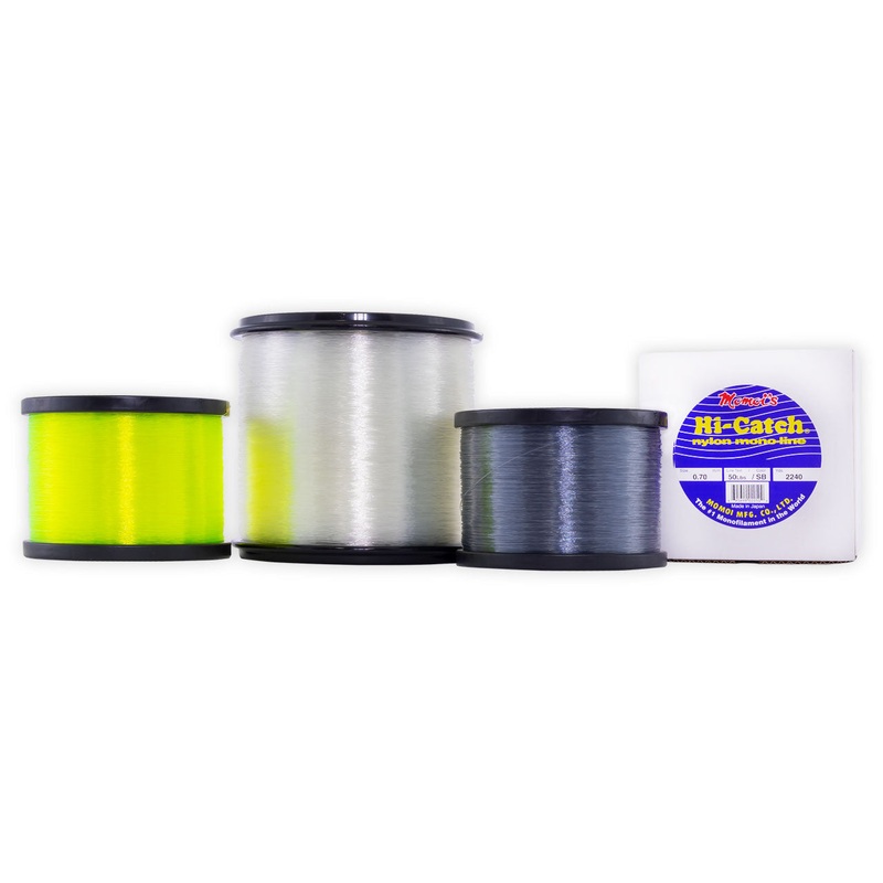 Momoi's Hi-Catch Nylon Monofilament Line - 1/4 lb. Spool Blue 6#
