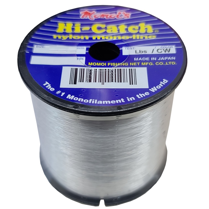 MOMOI'S Hi-Catch Nylon Monofilament Line - CLEAR - 1/4 lb. Test 0.25/8