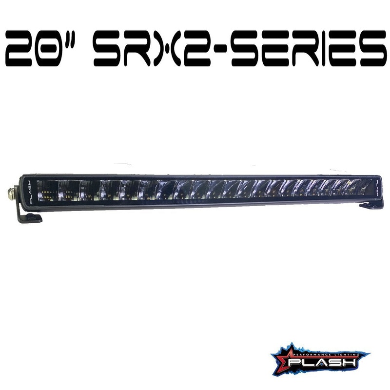 PLASH LIGHTING SRX2-Series Single Row LED Light Bar 10" Black