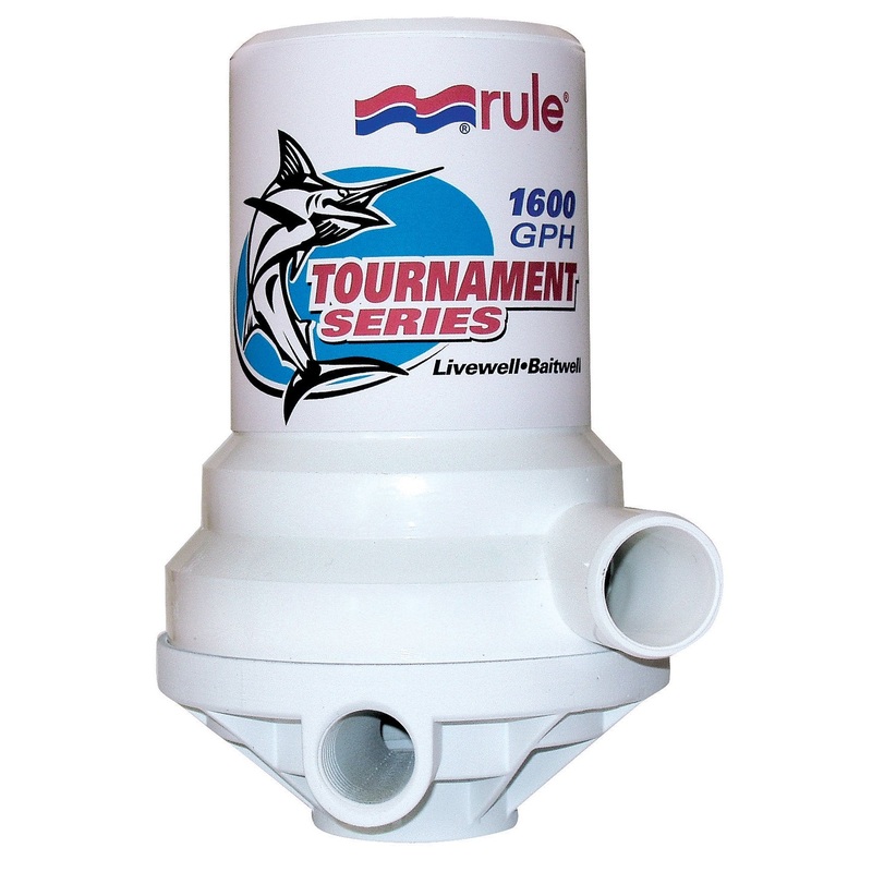 RULE 1600 GPH Tournament Series Livewell Pump
