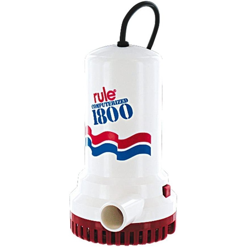 RULE 1800GPH Sump/Utility Pump with 8' 110vac Cord