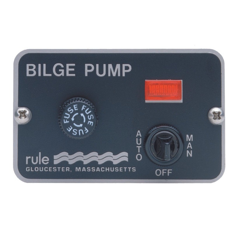 RULE Deluxe 3-Way Lighted Panel Switch