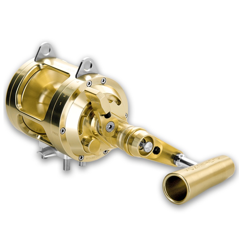 ALUTECNOS Albacore 30 Narrow 2-Speed Reel (Gold) Right-Handed (standard)