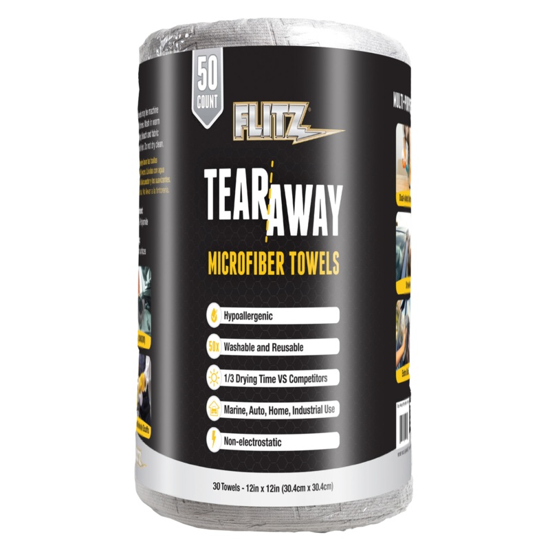 FLITZ Tear-Away Microfiber Towels (50 count)