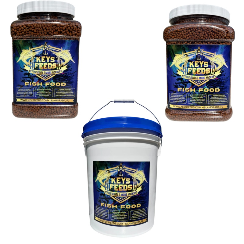 KEYS FEED Slow Sinking Pellets Small - 48oz