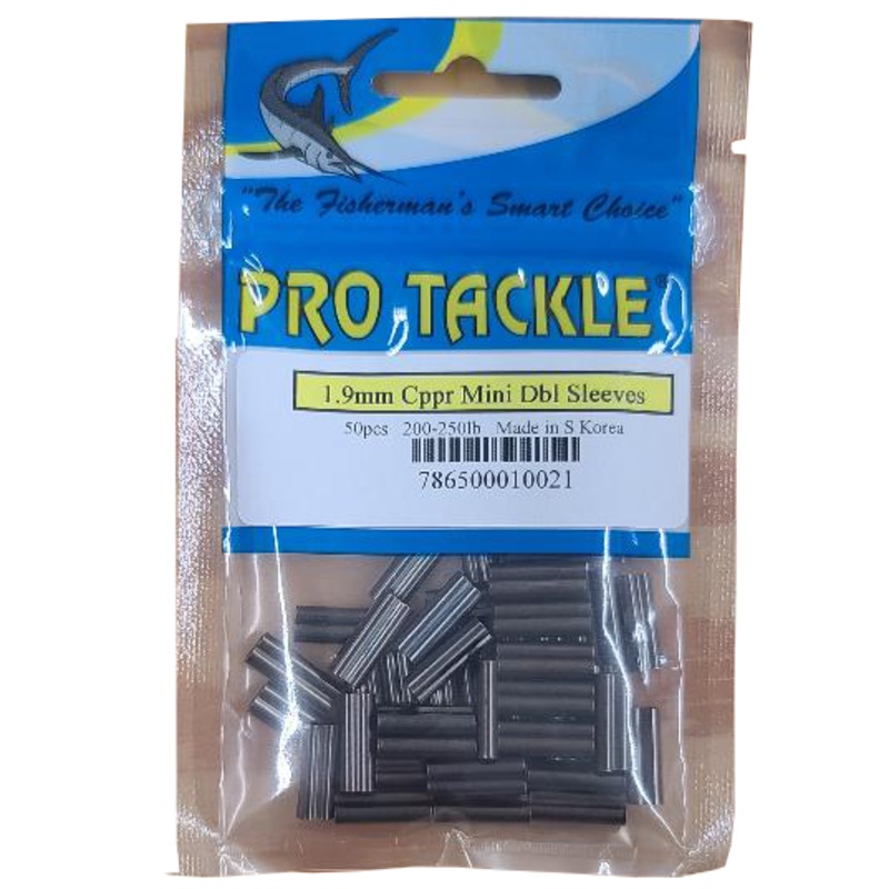 PRO TACKLE Copper Mini Double Sleeves 0.8 50