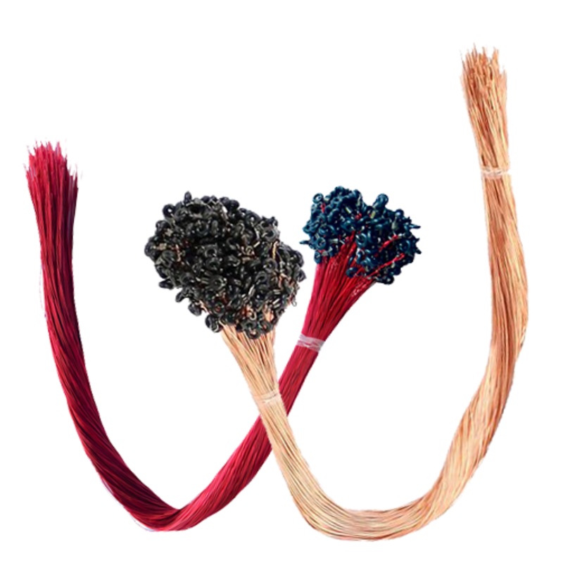 RINGER SWIVELS Ringer #1 Pre-Twisted Copper Wire (qty. 250) Red Coated