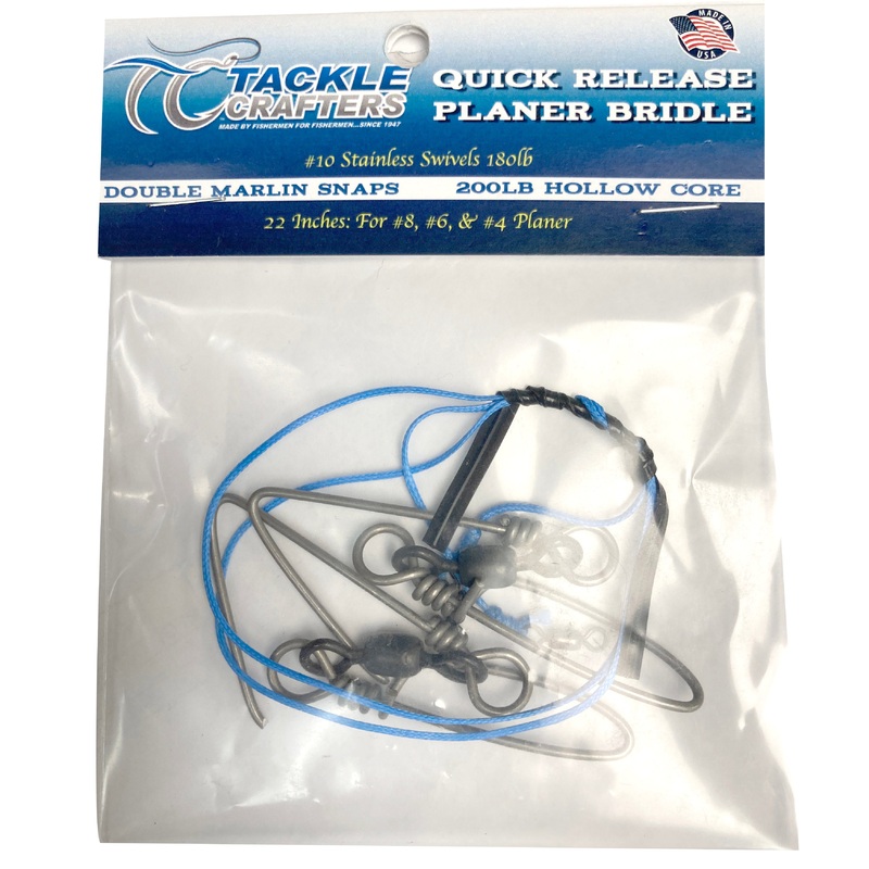TACKLE CRAFTERS Planer Bridle w/ Double Snaps